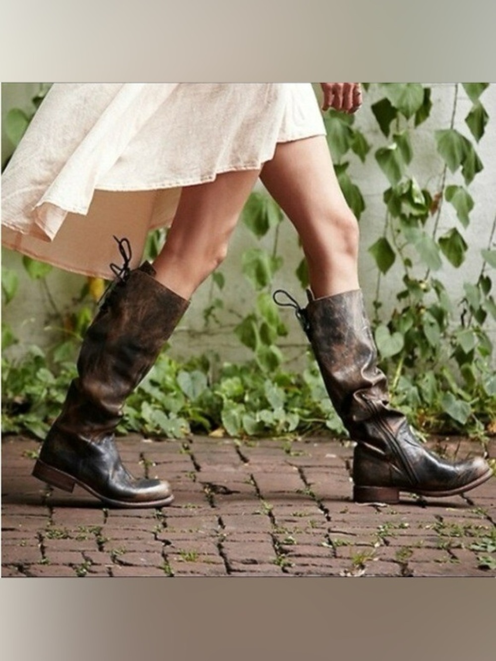 Bed Stu Manchester Hand wash Leather Tall Riding Boots size 8.5